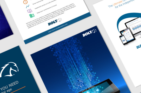 Bolt Insurance Print Collateral